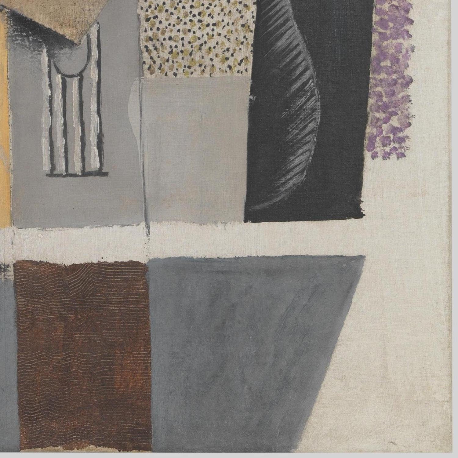 detail of the fine art reproduction from the bottom right corner