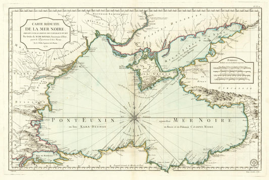 presentation of the map reproduction without a frame