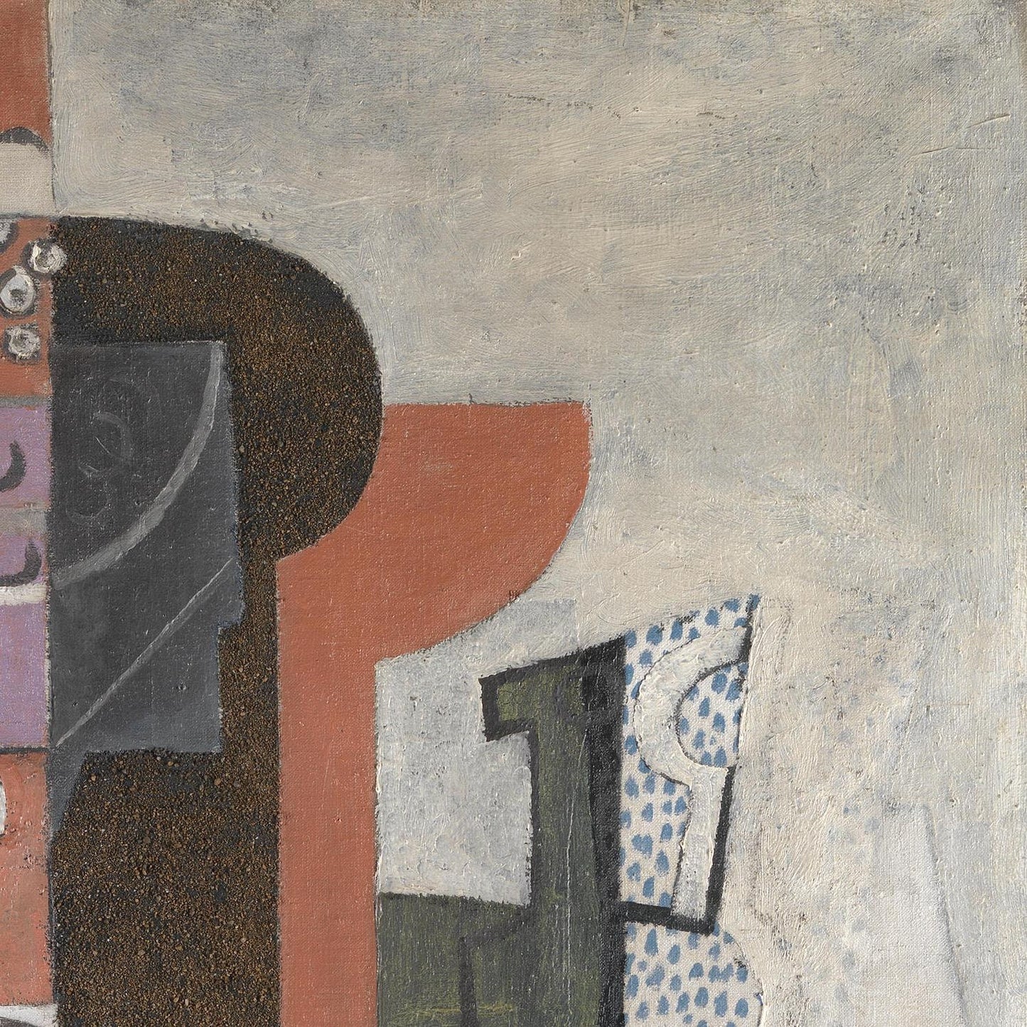 detail of the fine art reproduction from the top right corner