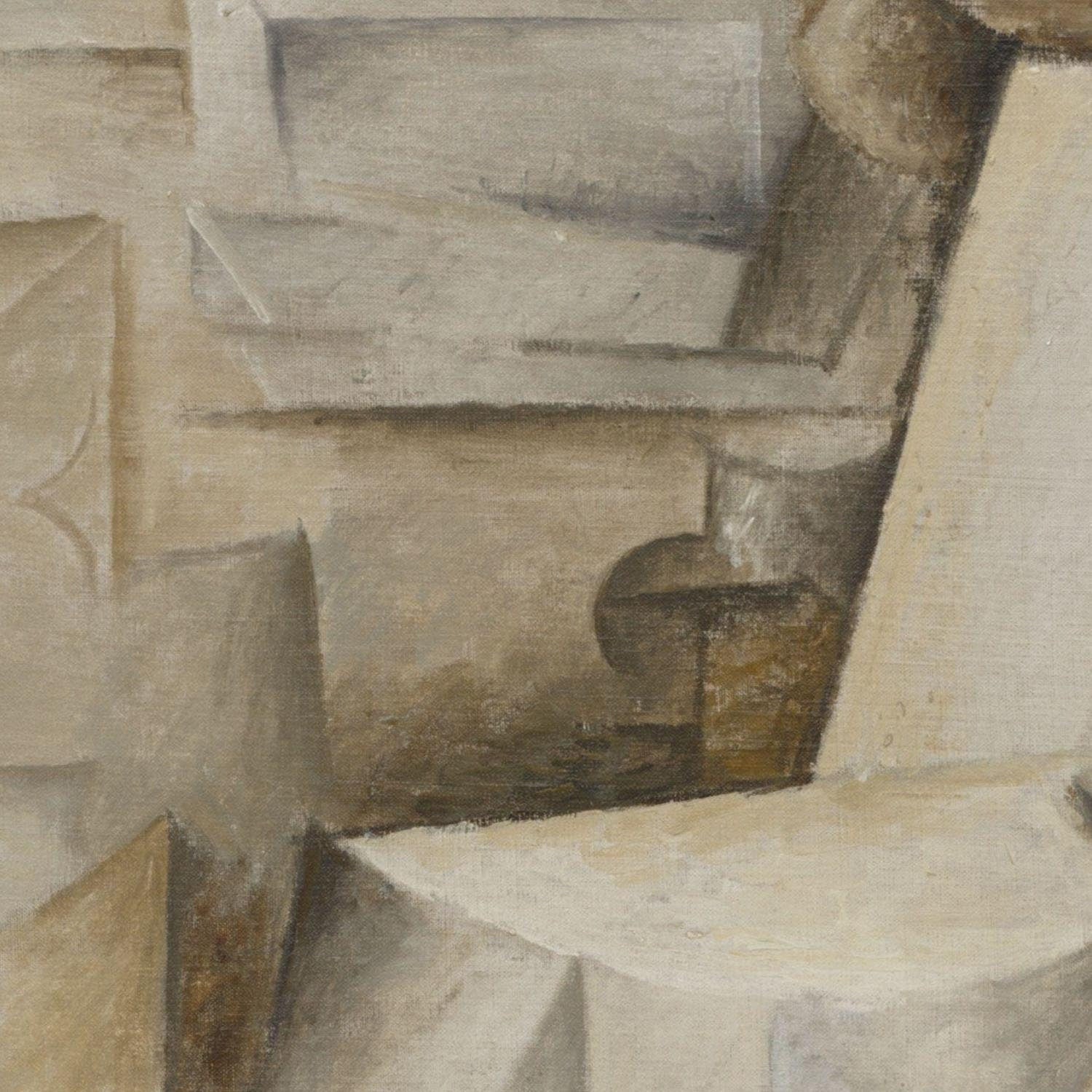 detail of the fine art reproduction from the centre left