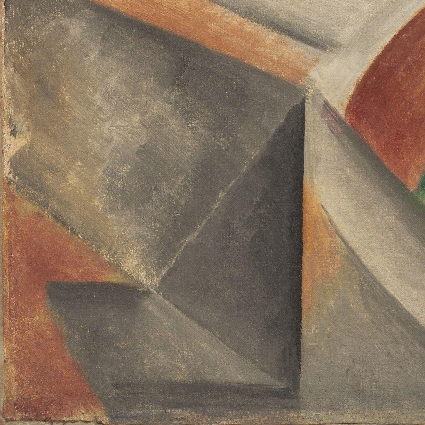 detail of the fine art reproduction from the bottom left corner