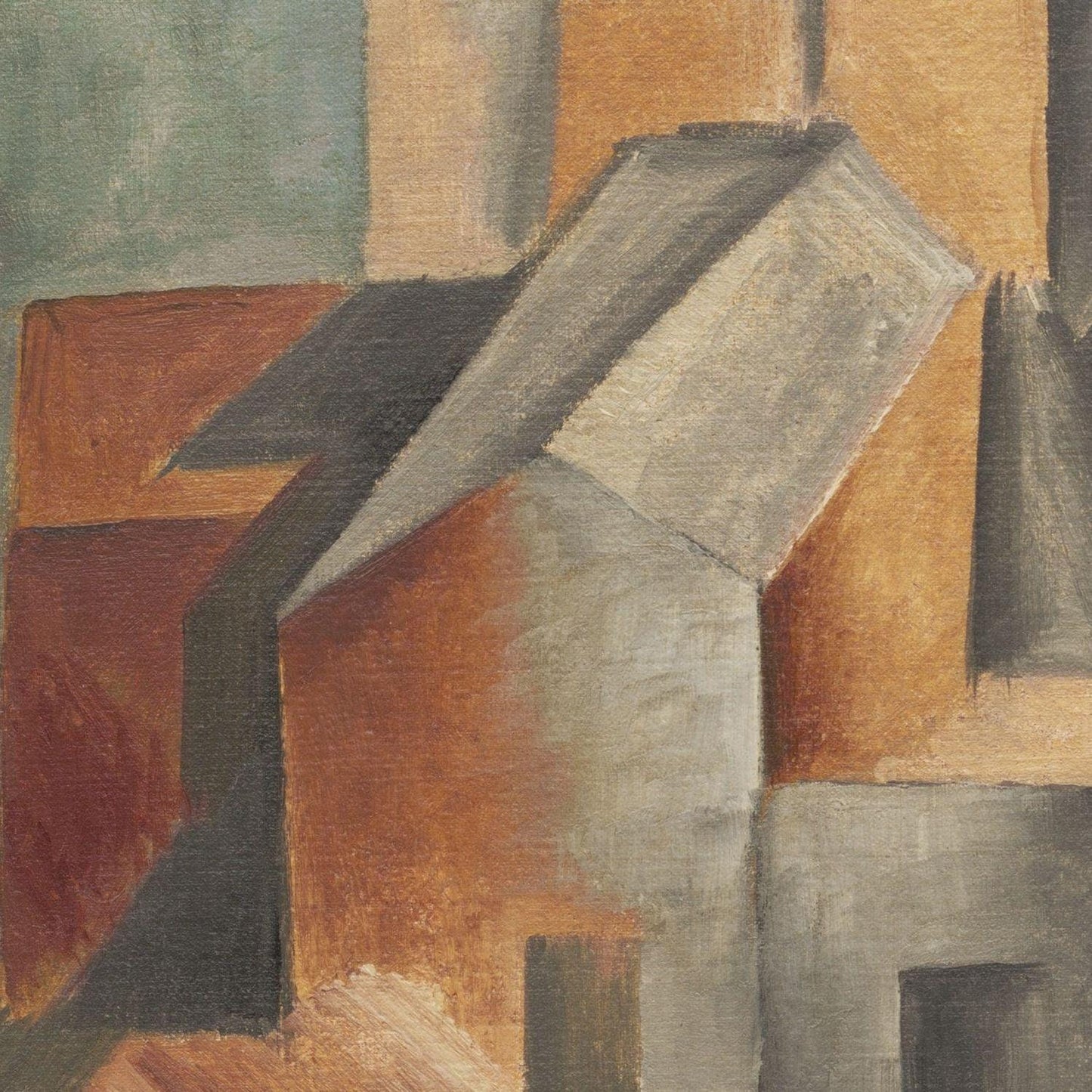 detail of the fine art reproduction from the centre left