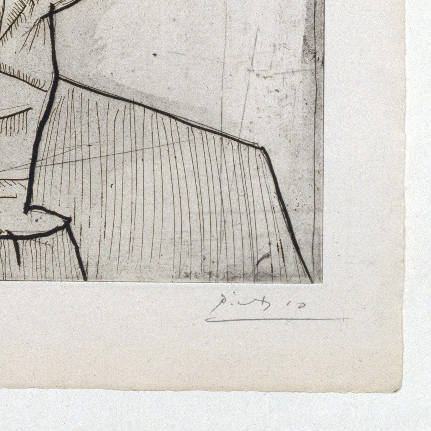 detail of the drawing reproduction from the bottom right corner