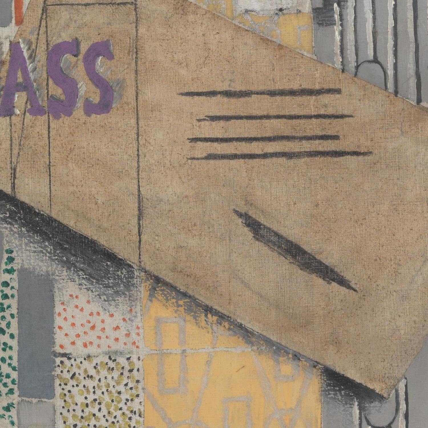 detail of the fine art reproduction from the centre 