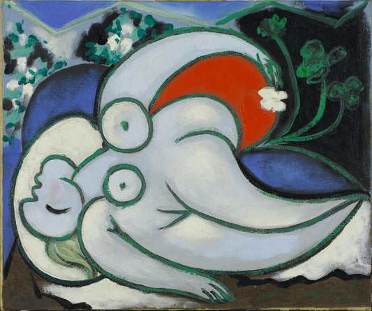 presentation of the fine art reproduction without a frame
