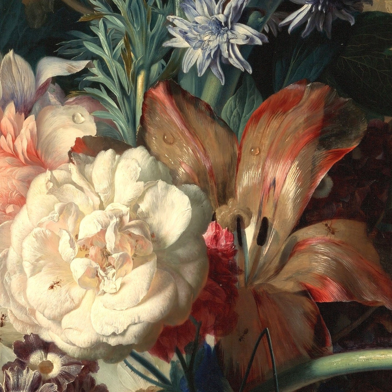 detail of the fine art reproduction from the centre 