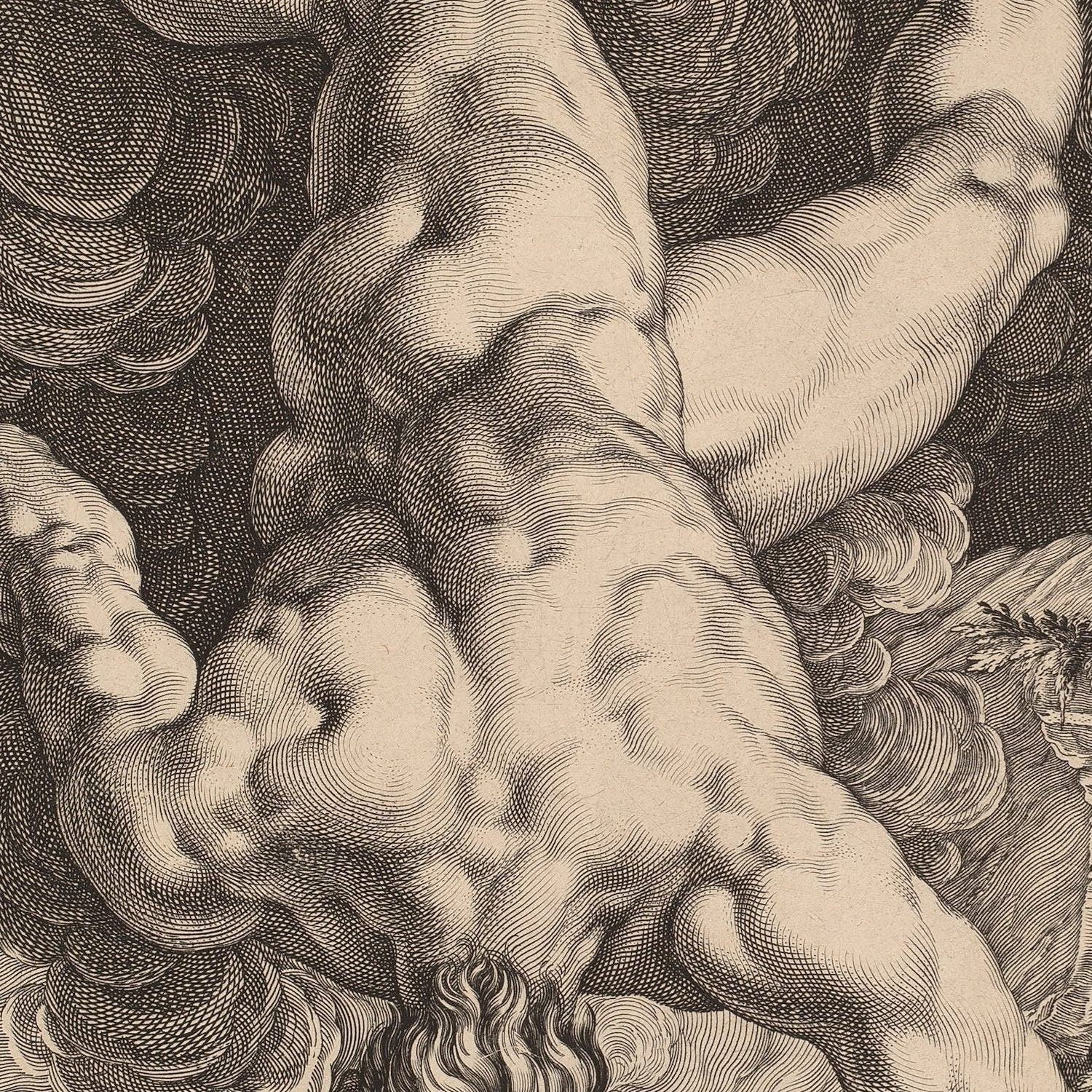 detail of the drawing reproduction from the centre 