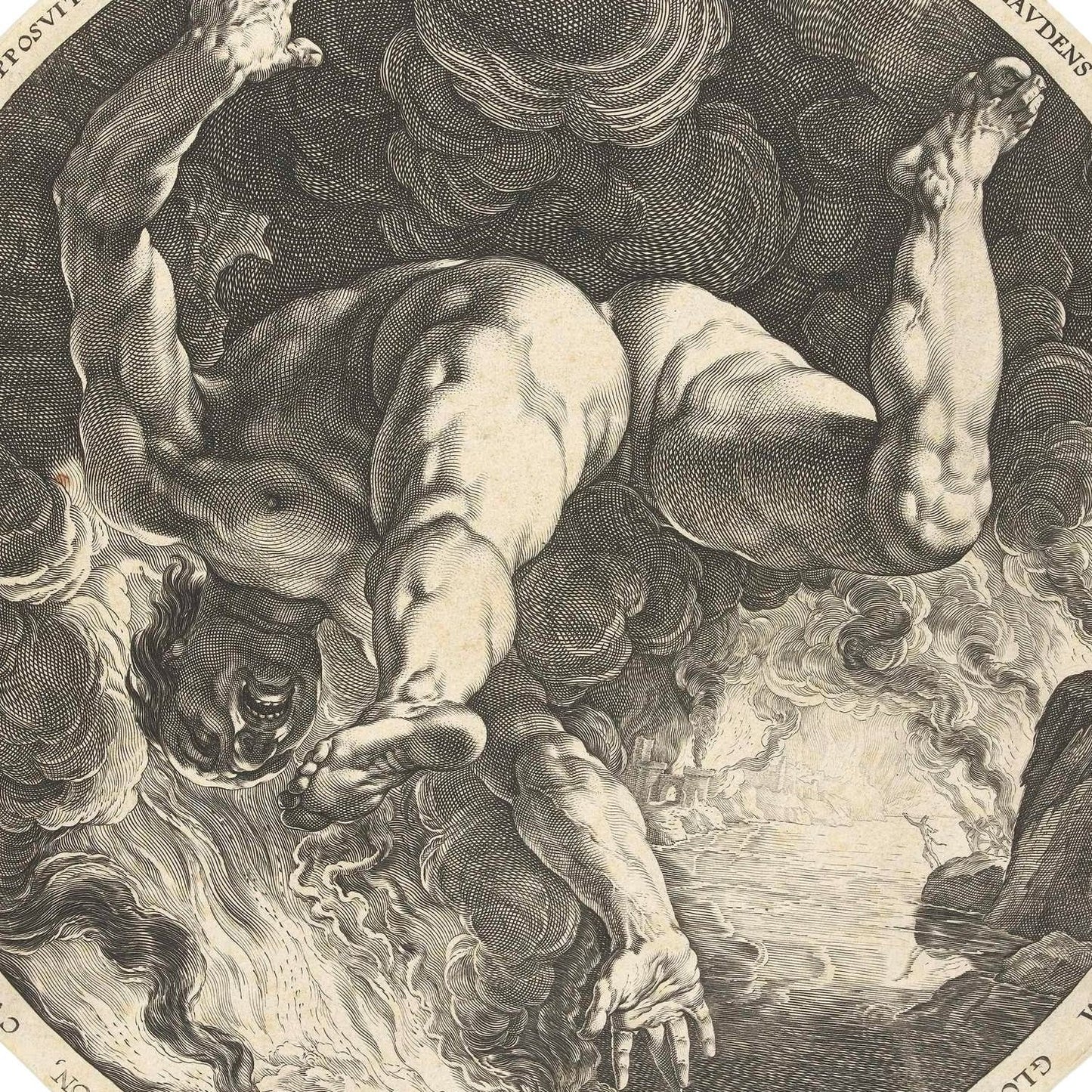 detail of the drawing reproduction from the centre 