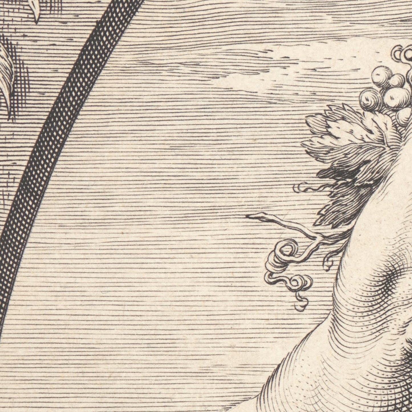 detail of the drawing reproduction from the centre left