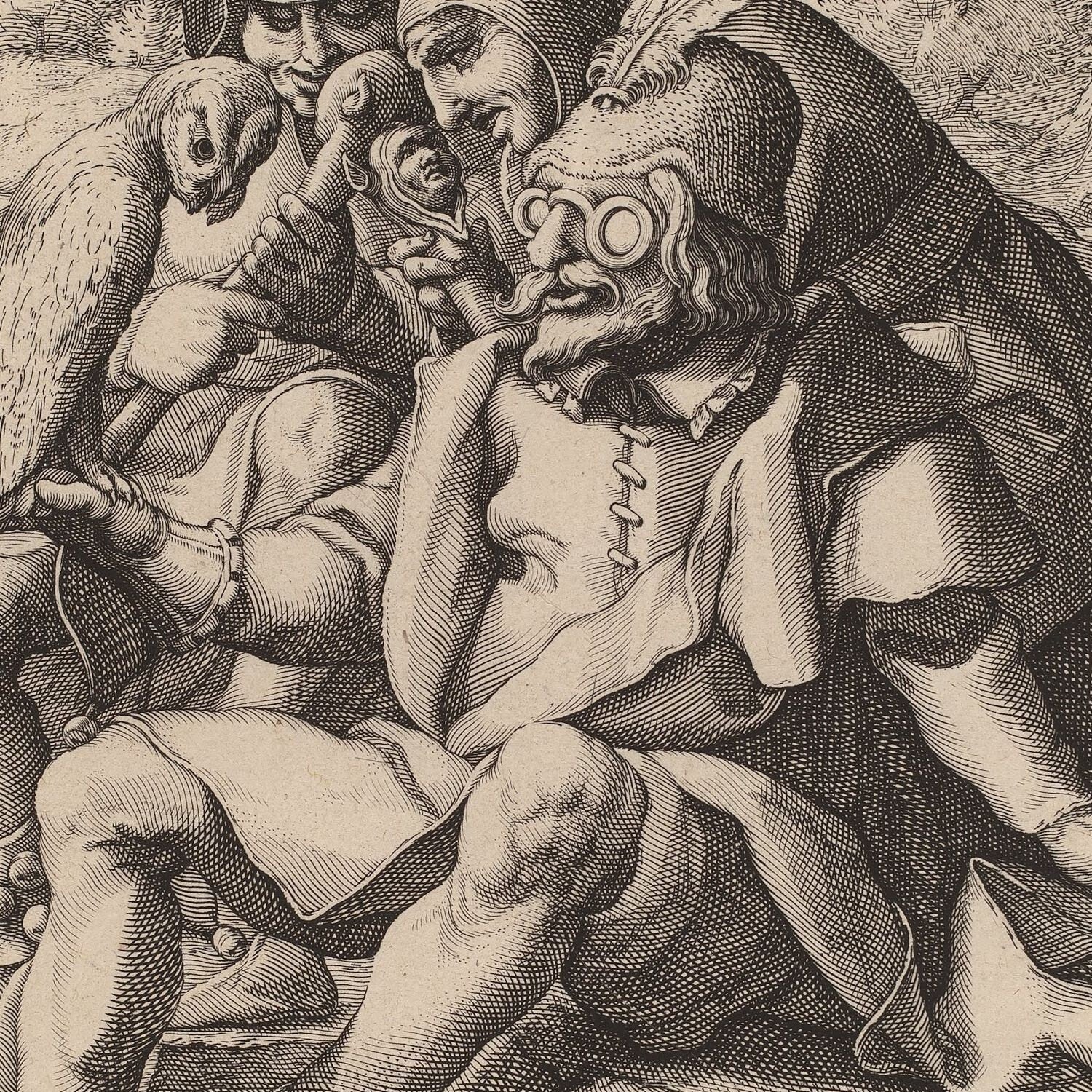 detail of the drawing reproduction from the centre 