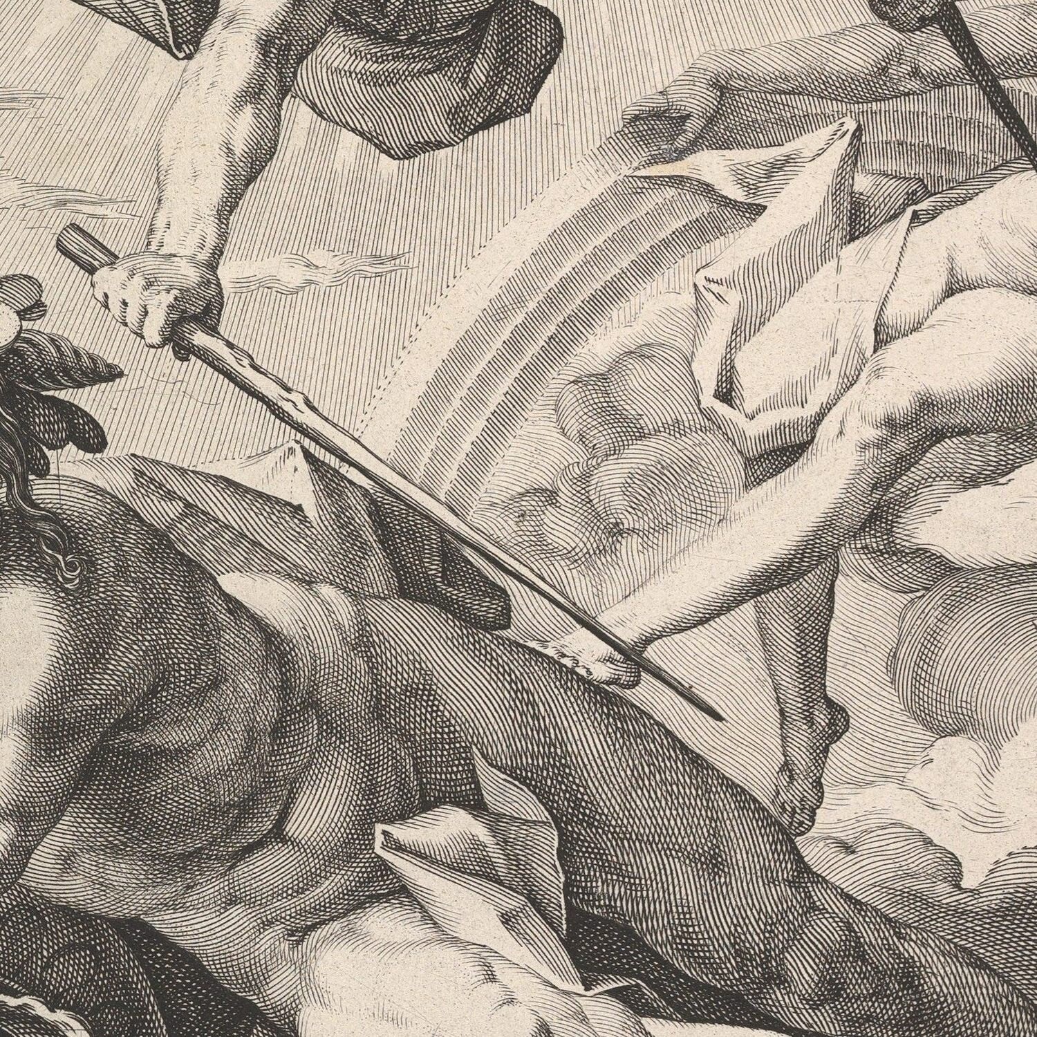 detail of the drawing reproduction from the centre 