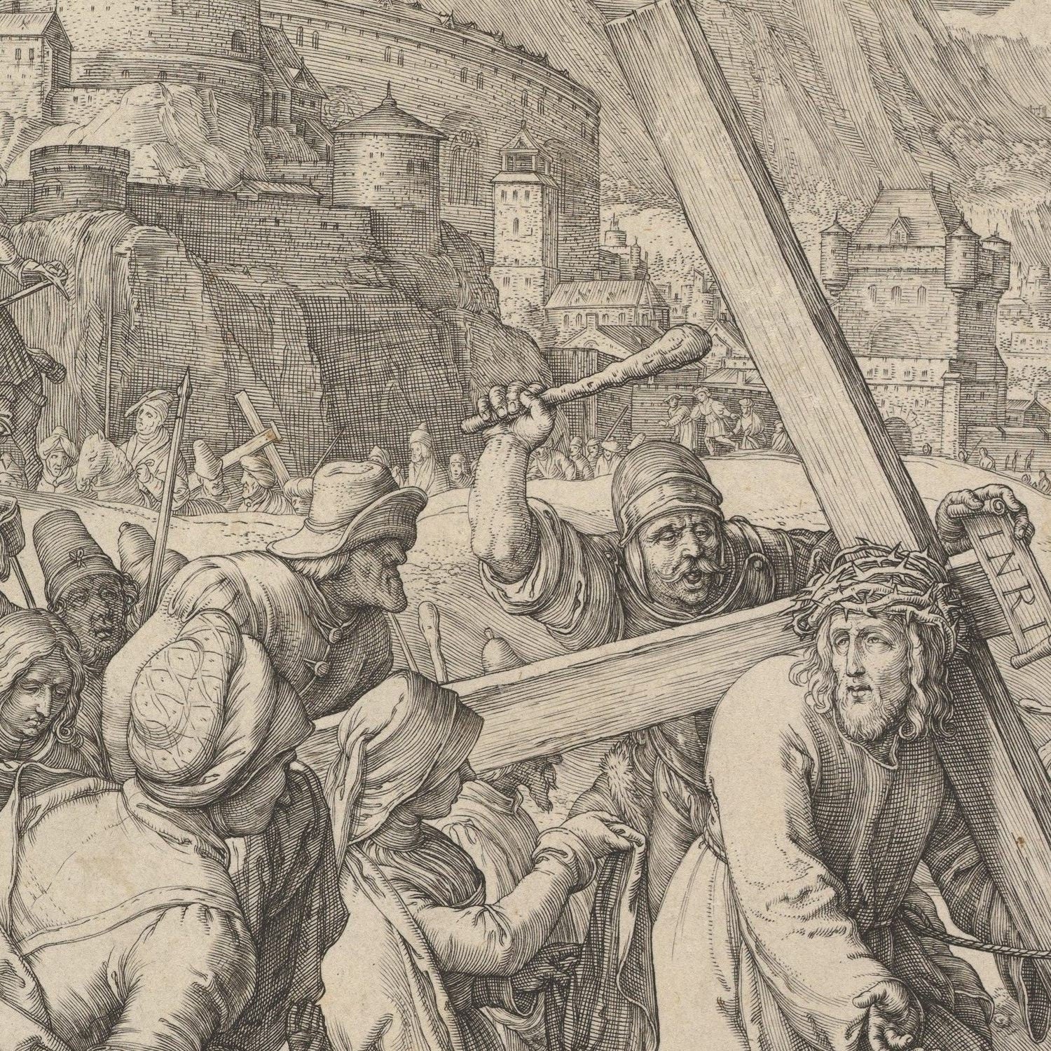 detail of the drawing reproduction from the centre 