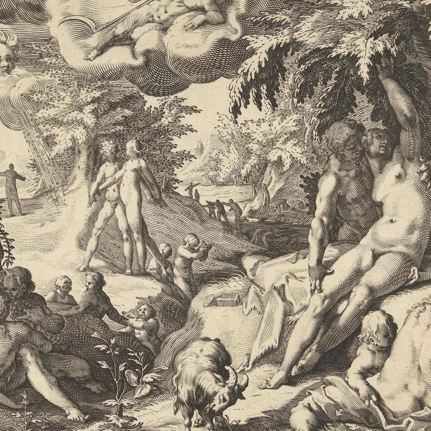 detail of the drawing reproduction from the centre 