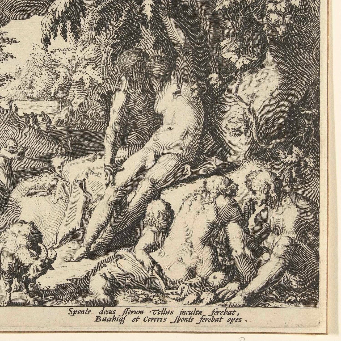 detail of the drawing reproduction from the bottom right corner