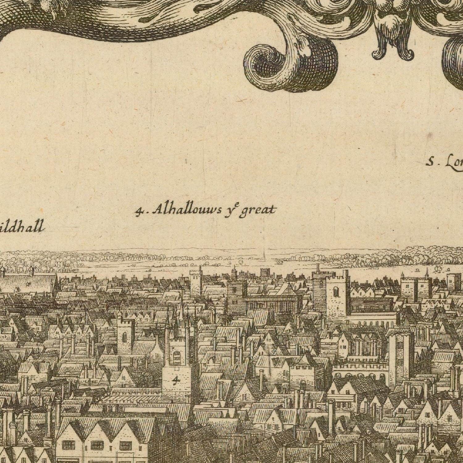 detail of the map from the centre 