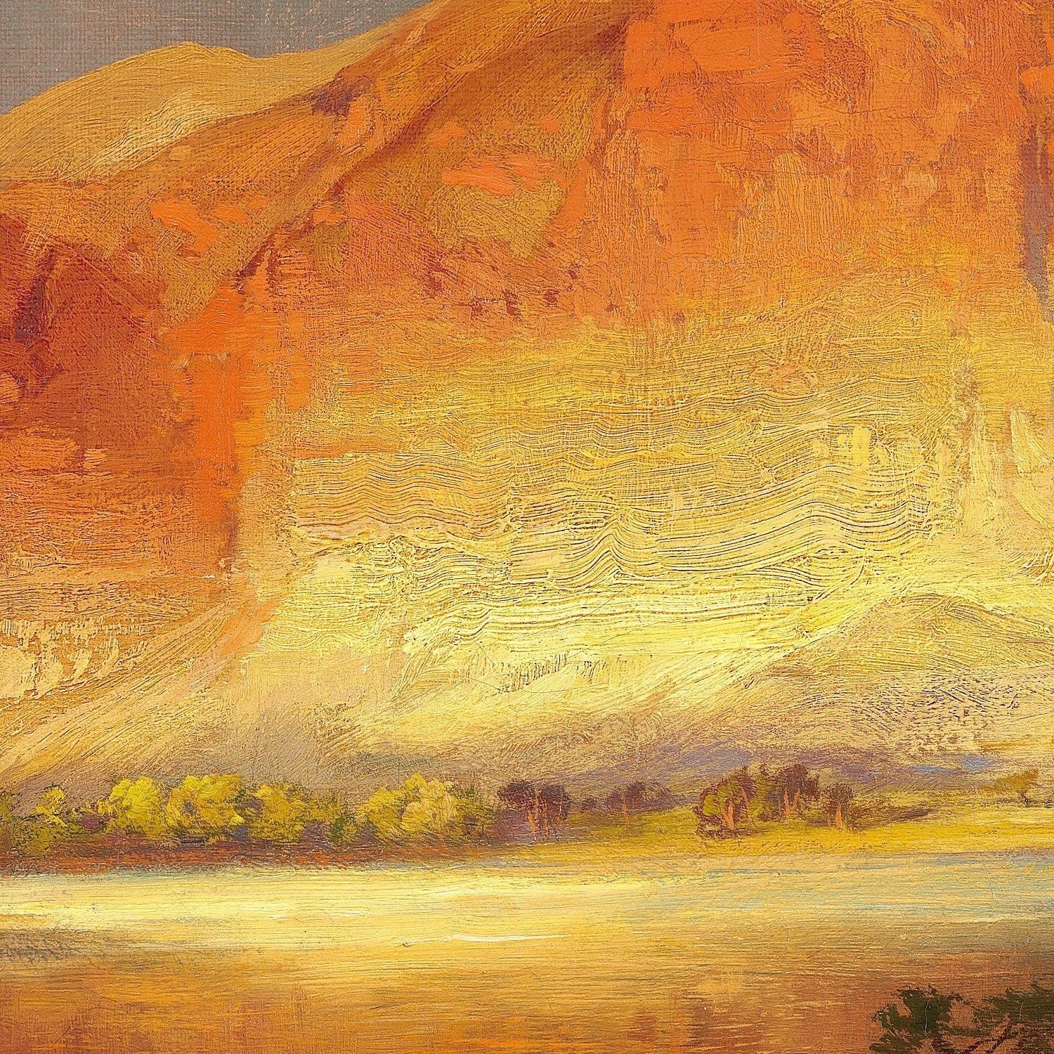 detail of the fine art reproduction from the centre 