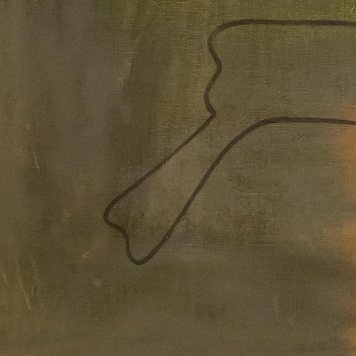 detail of the fine art reproduction from the bottom left corner