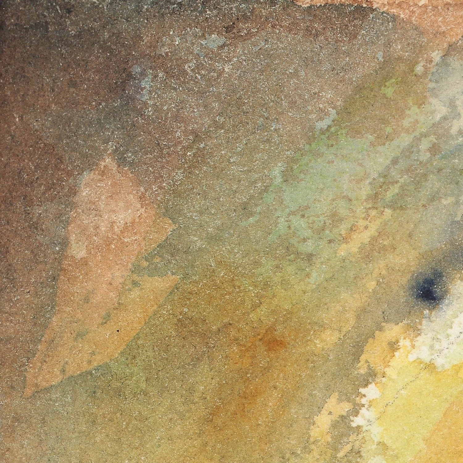 detail of the fine art reproduction from the top left corner