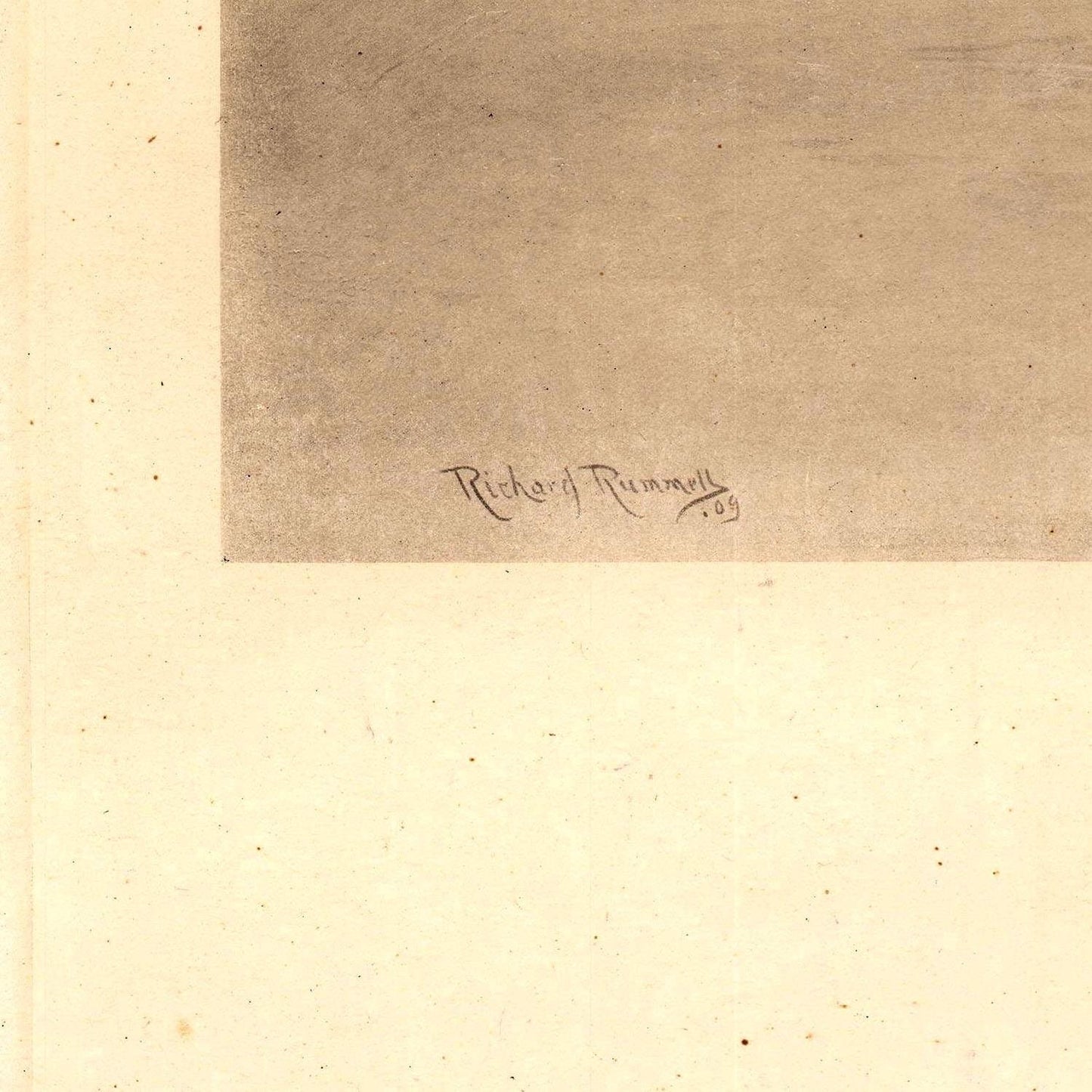 detail of the drawing reproduction from the bottom left corner