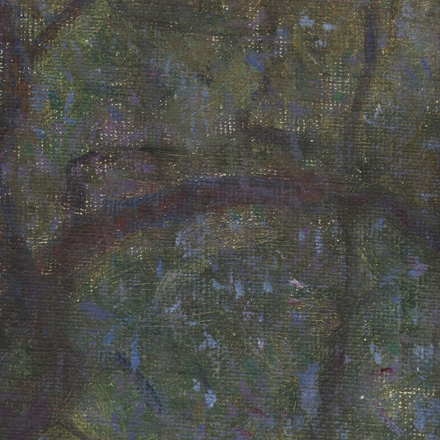 detail of the fine art reproduction from the top right corner