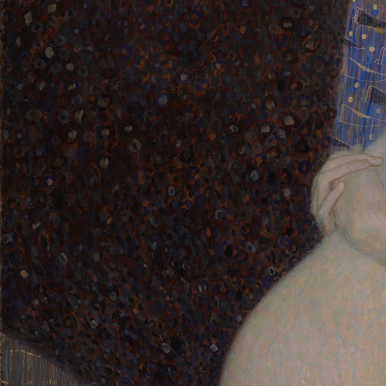 detail of the fine art reproduction from the centre left