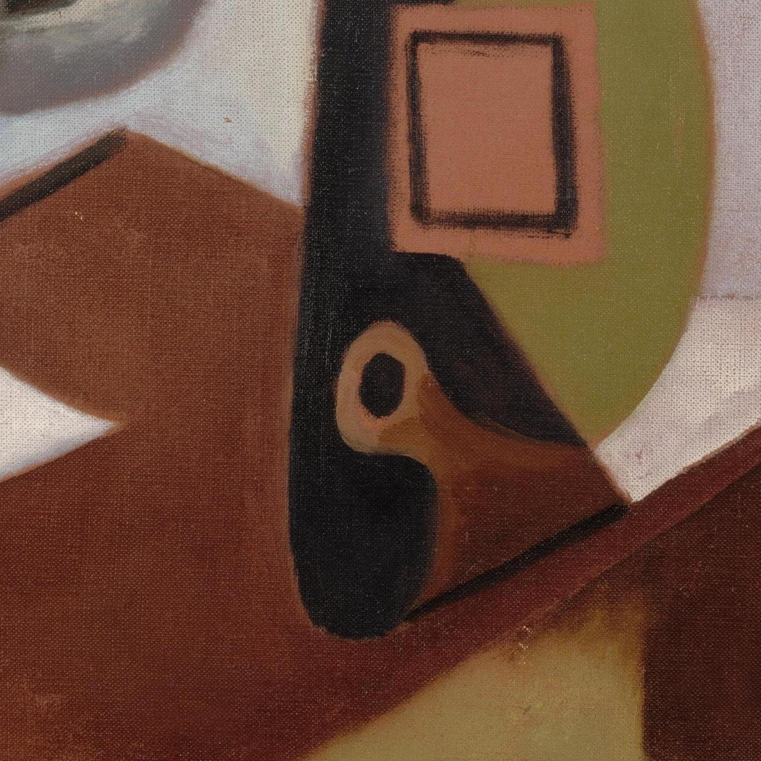 detail of the fine art reproduction from the centre left