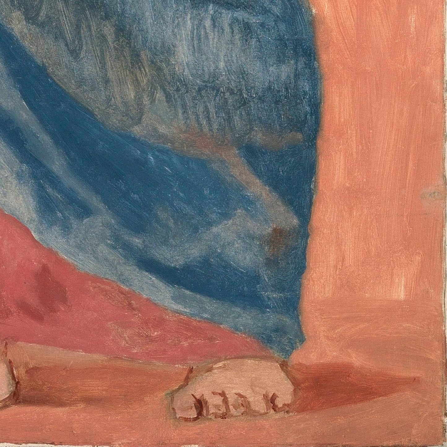 detail of the fine art reproduction from the bottom right corner