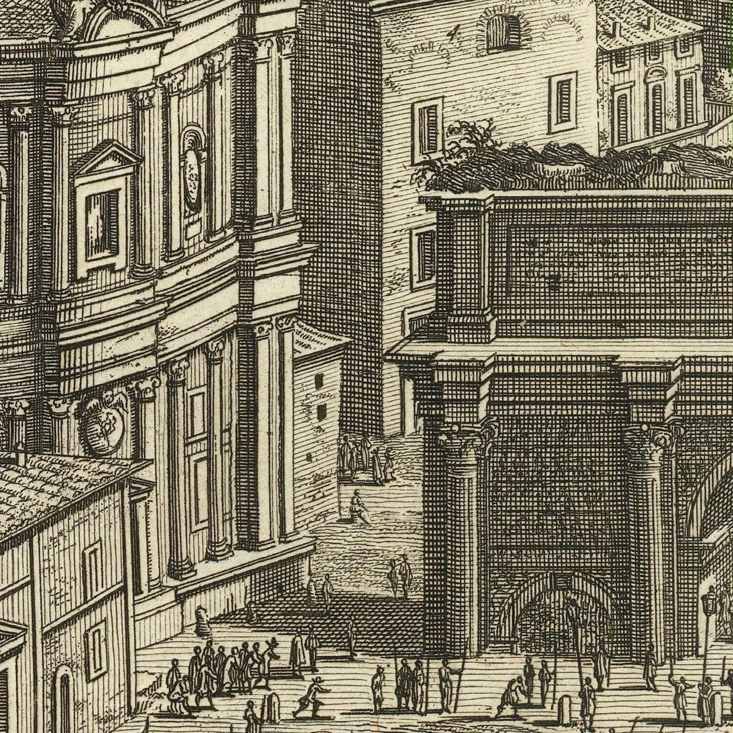 detail of the drawing reproduction from the centre 