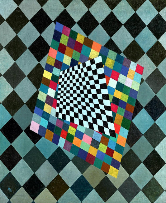 presentation of the fine art reproduction without a frame
