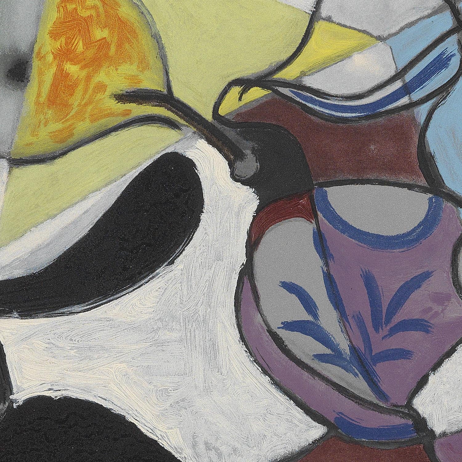 detail of the fine art reproduction from the centre 