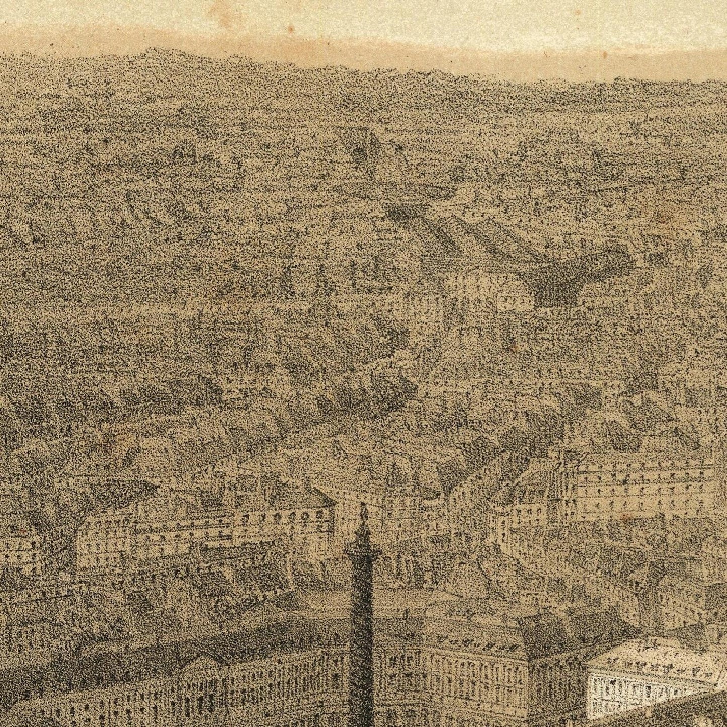 detail of the map from the centre left