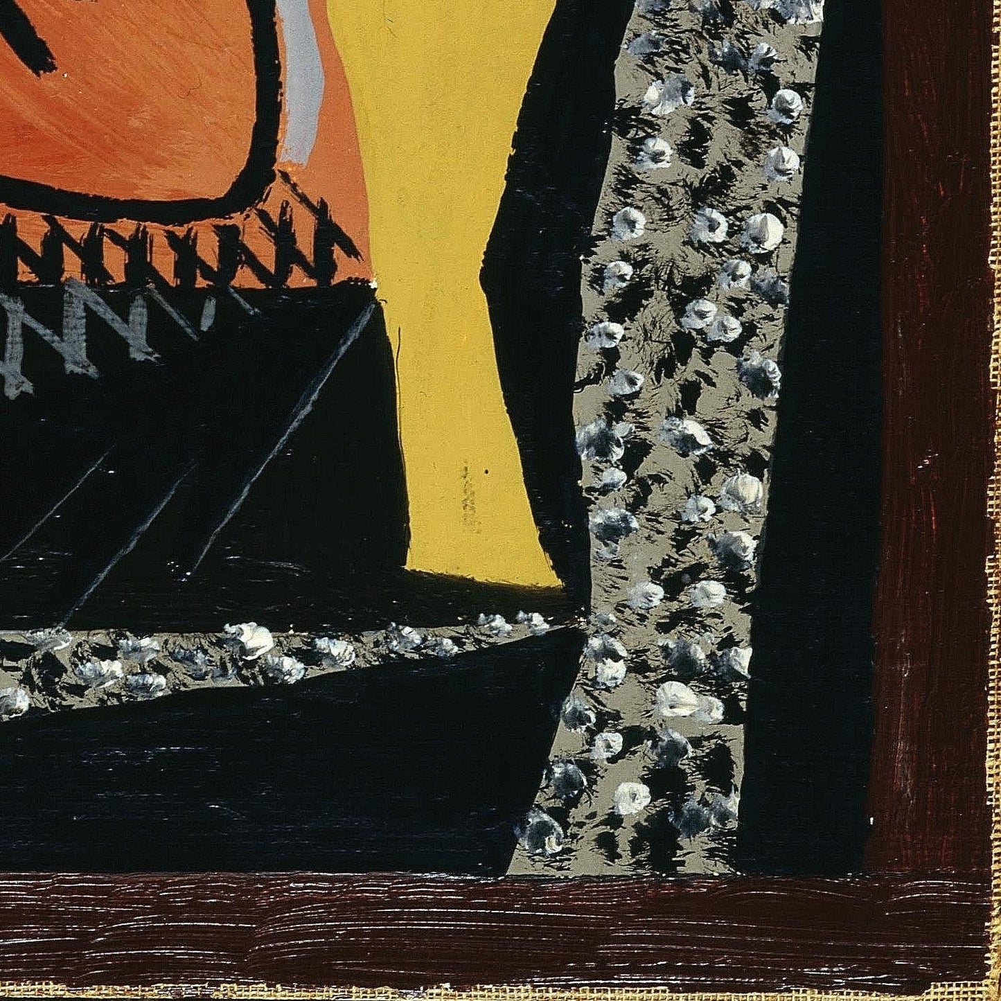 detail of the fine art reproduction from the bottom right corner