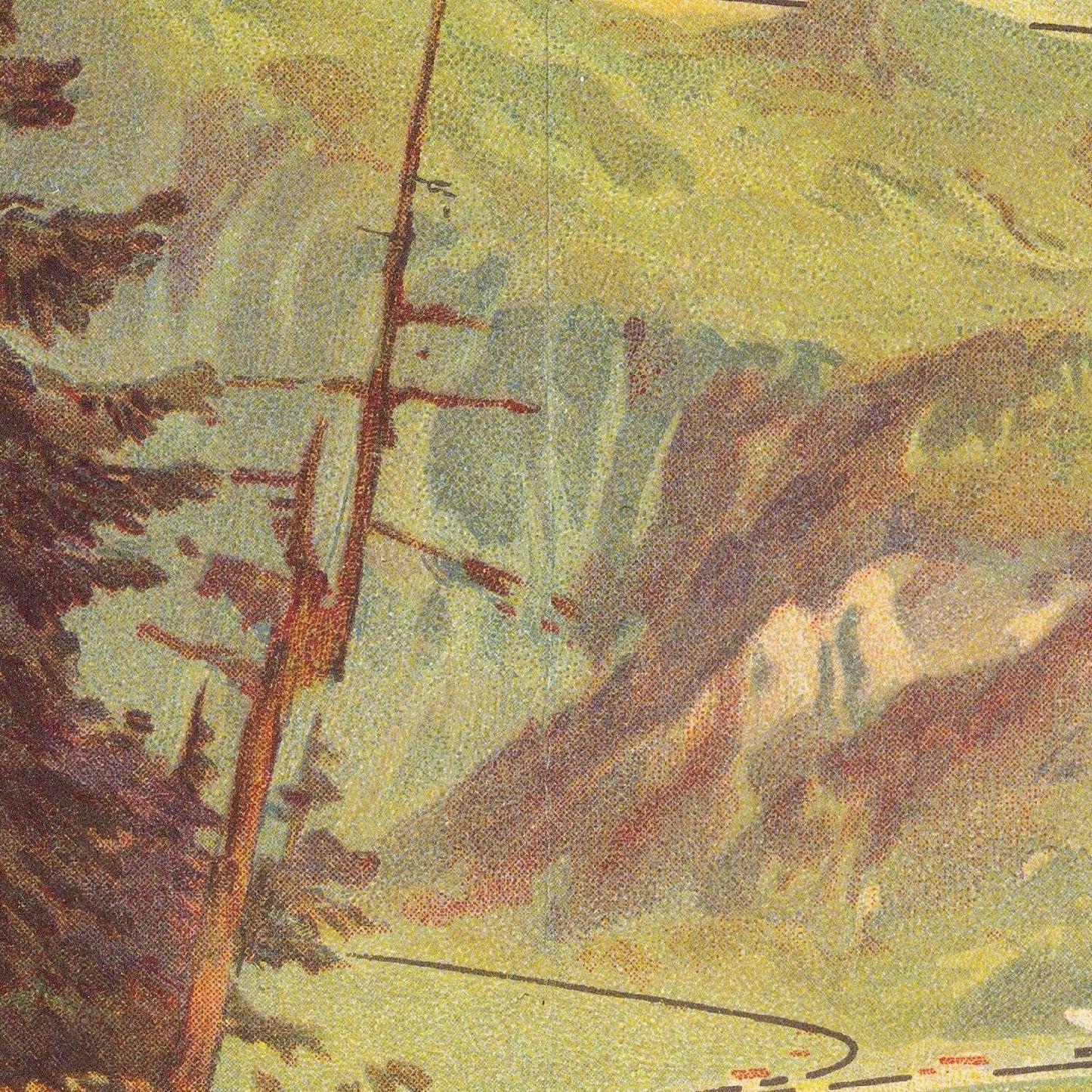 detail of the drawing reproduction from the centre 