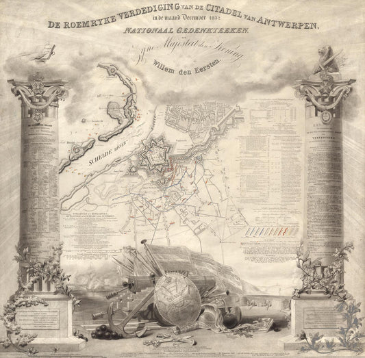 presentation of the map reproduction without a frame