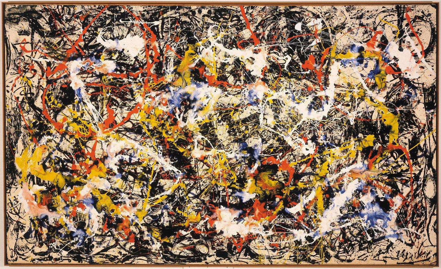 presentation of the fine art reproduction without a frame