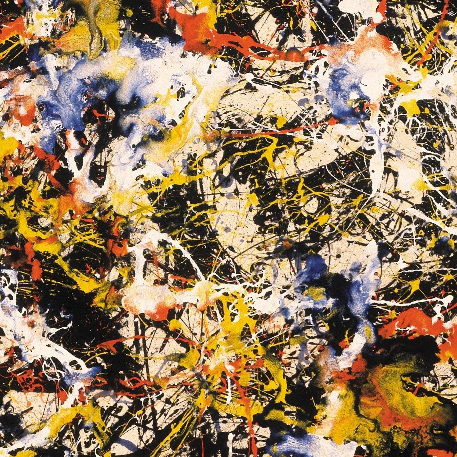 detail of the fine art reproduction from the centre 