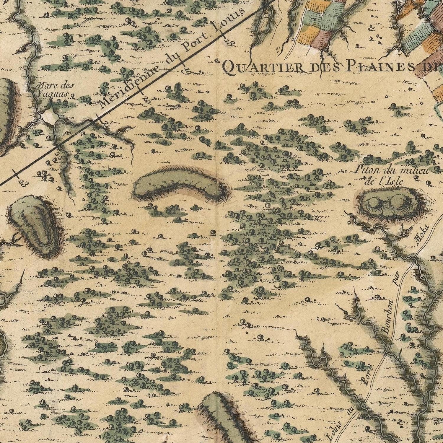 detail of the map from the centre 