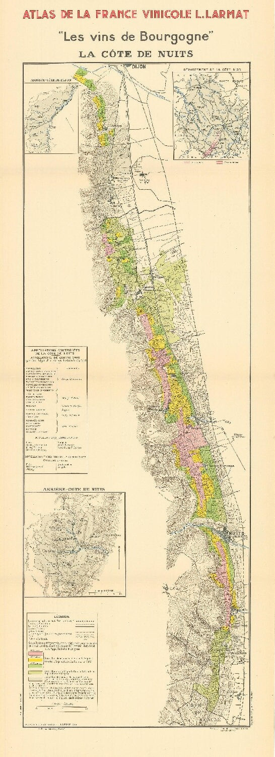 presentation of the map reproduction without a frame