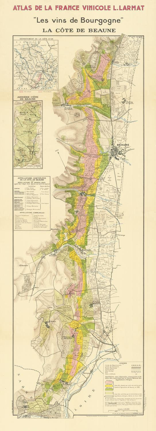 presentation of the map reproduction without a frame