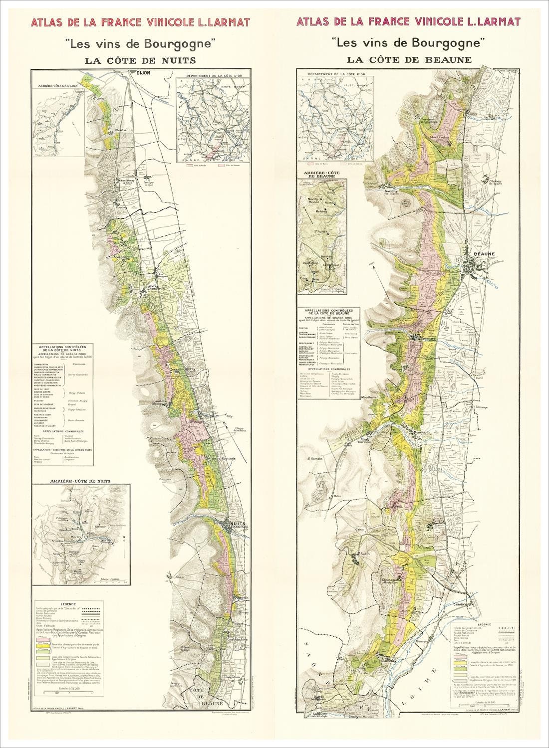 presentation of the maps reproduction without a frame