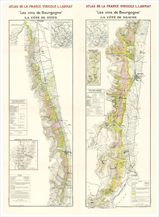 presentation of the maps reproduction without a frame