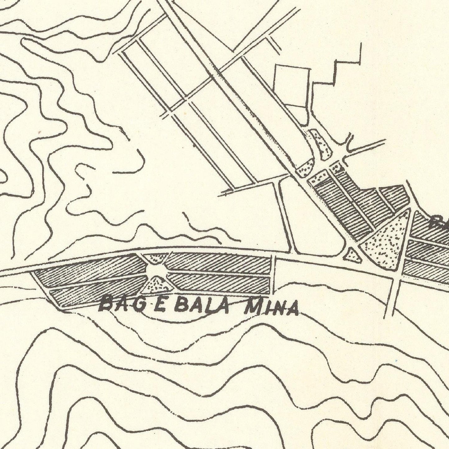 detail of the map from the centre left