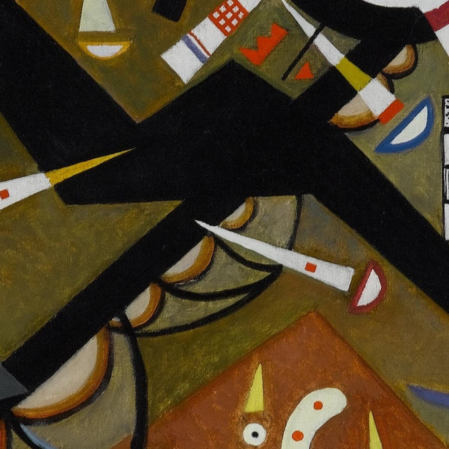 detail of the fine art reproduction from the centre 