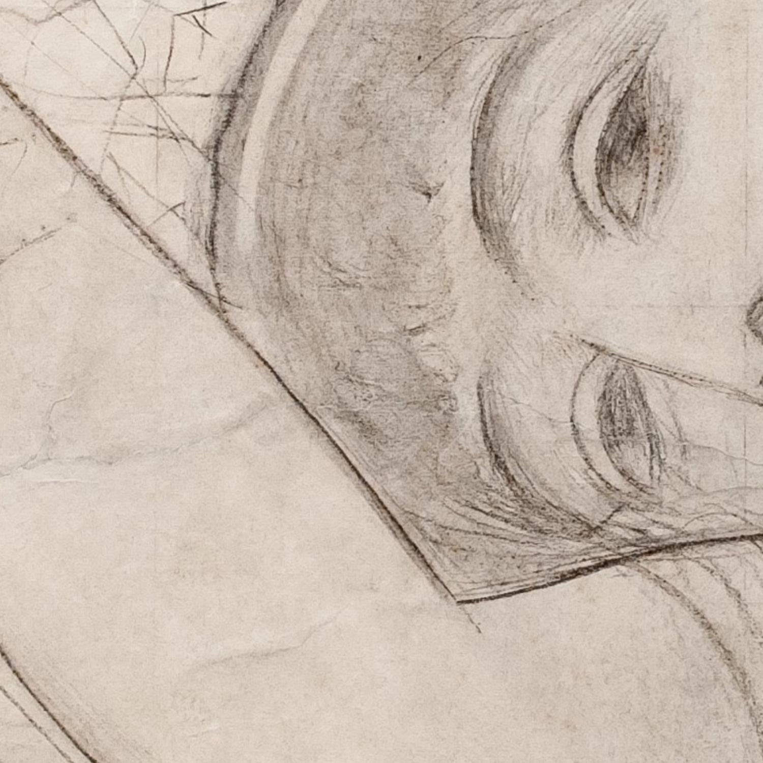 detail of the drawing reproduction from the centre left