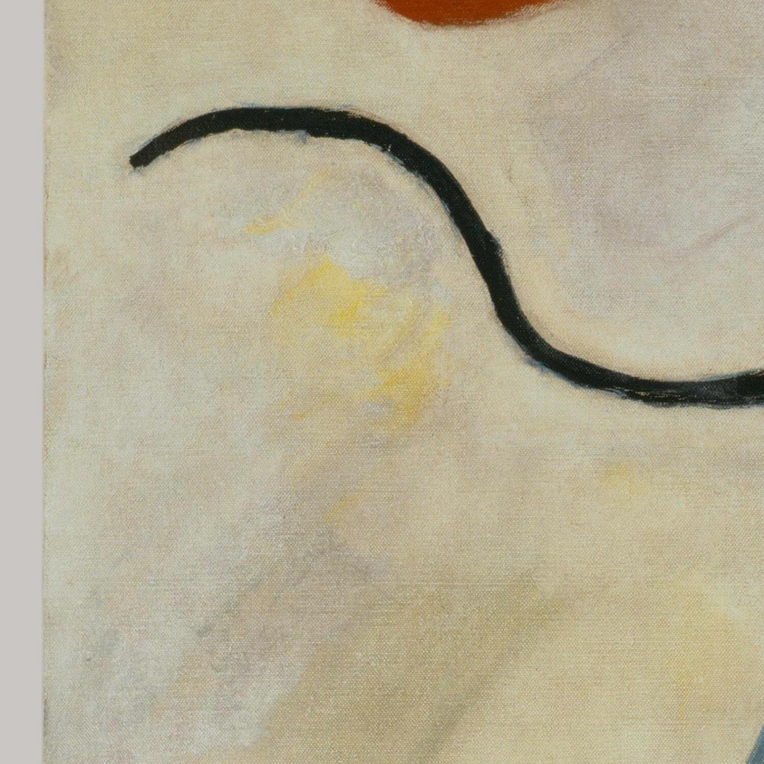 detail of the fine art reproduction from the centre left