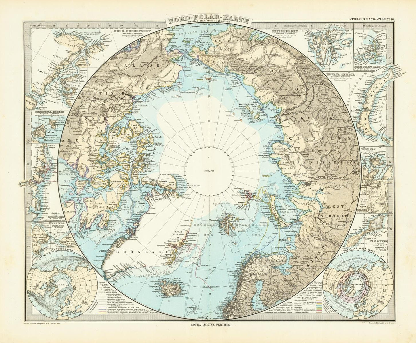 presentation of the map reproduction without a frame