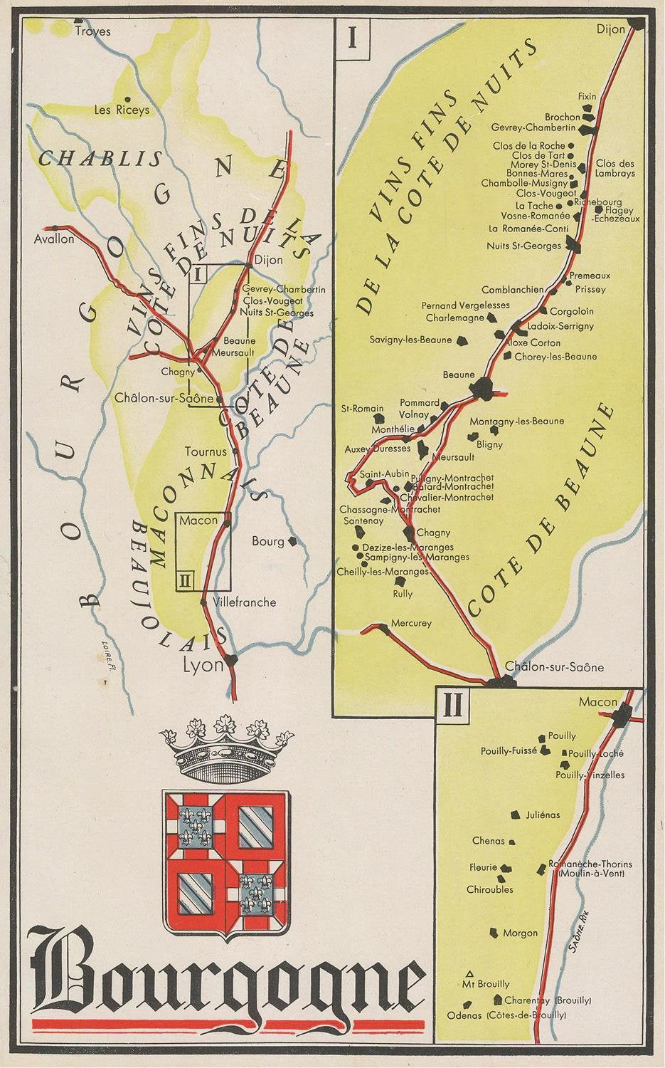 presentation of the map reproduction without a frame