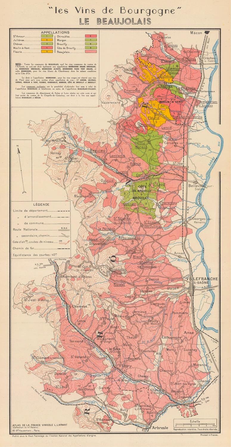 presentation of the map reproduction without a frame