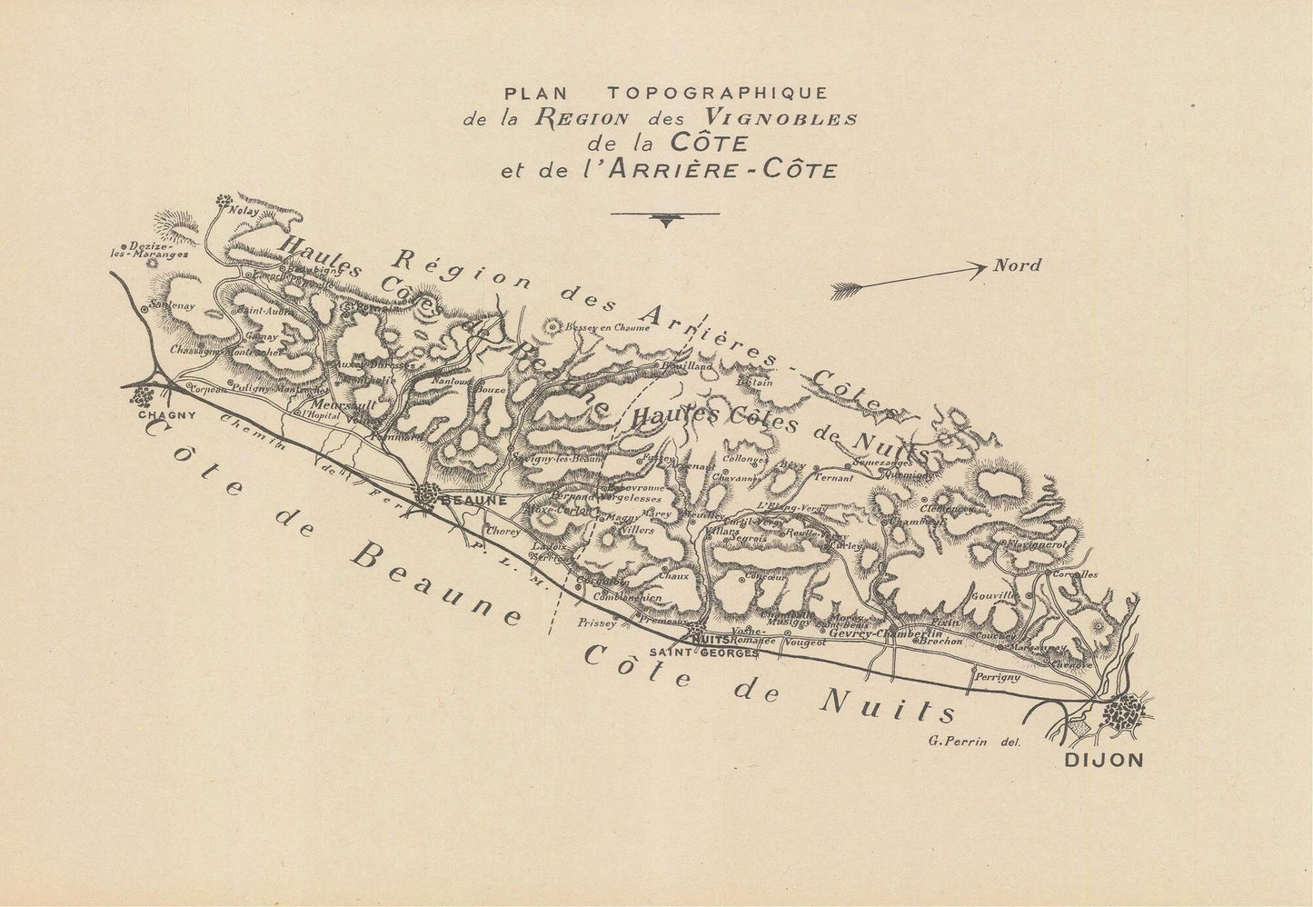 presentation of the map reproduction without a frame