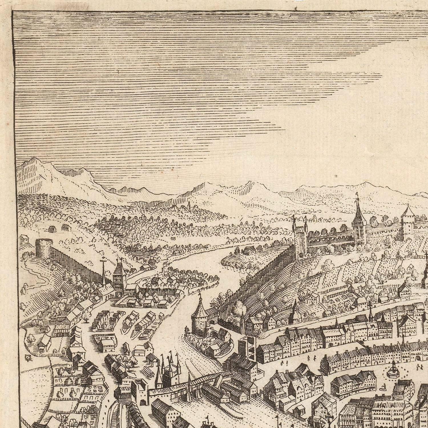 detail of the map from the top left corner